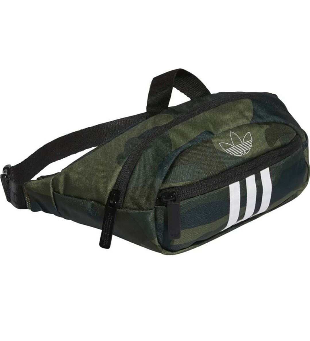 adidas Originals Unisex National Waist Pack/Fanny Pack/Travel Bag,Adi Camo/White