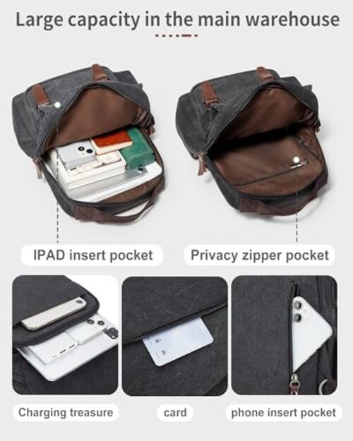 Messenger bag for Men,Small Sling Crossbody Backpack Shoulder Bag for A-black
