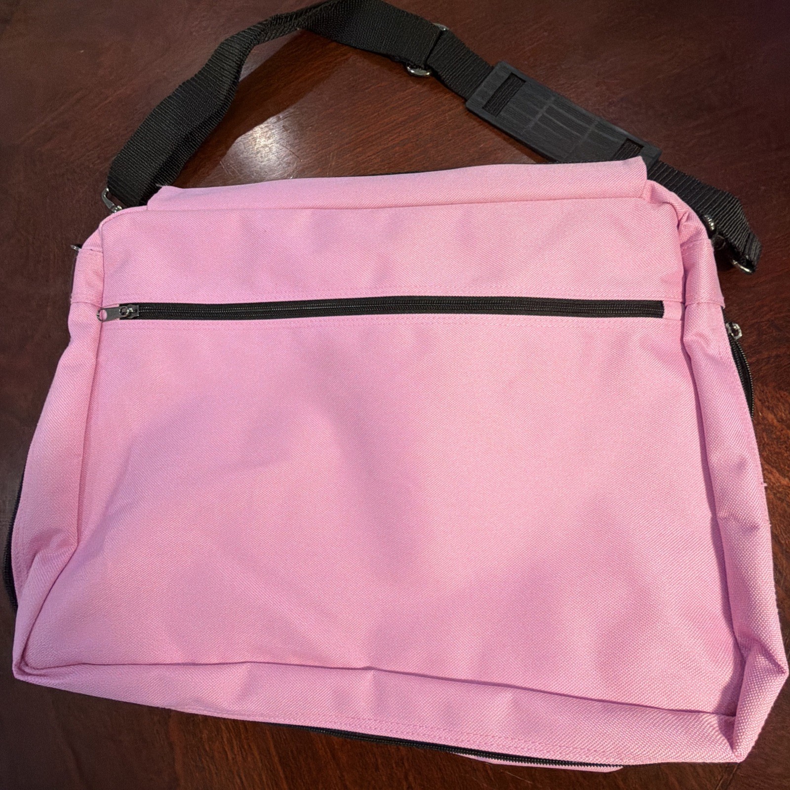 Travel Crossbody Laptop School Bag Pink – See Description