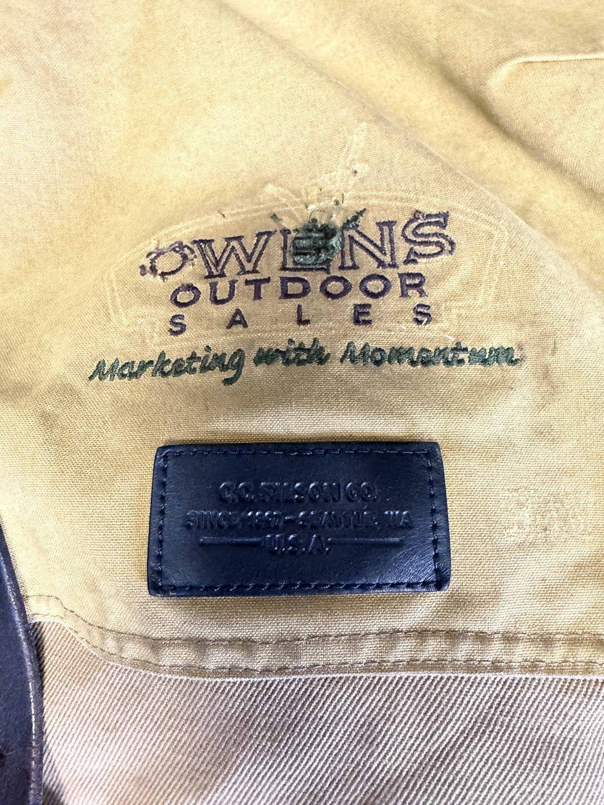 Filson Rugged Ranger Backpack Tan Vintage Made In USA