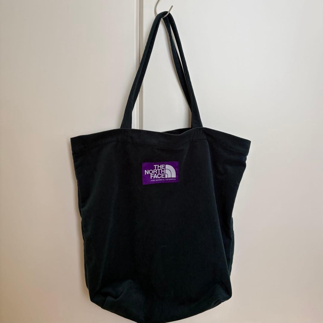 THE NORTH FACE PURPLE LABEL Corduroy Field Tote Bag Green Elegant Durable