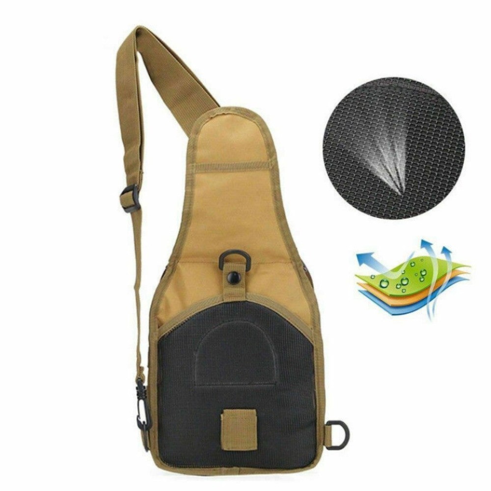 Tactical Shoulder Chest Pack Range Bags Concealed Carry Crossbody Gun Sling Bag