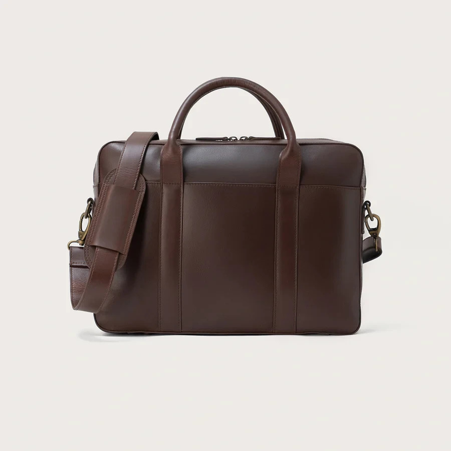 Vintage Executives Brown Leather Business Briefcase