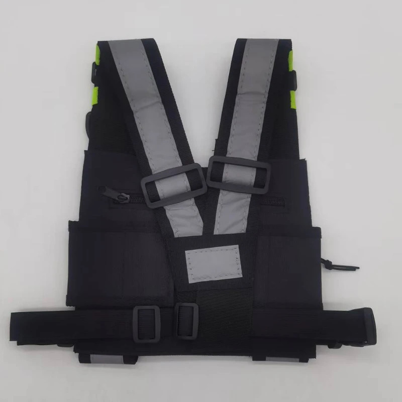 Functional Tactical Chest Bag Unisex Walkie-talkie Pack Reflective Vest Streetwe