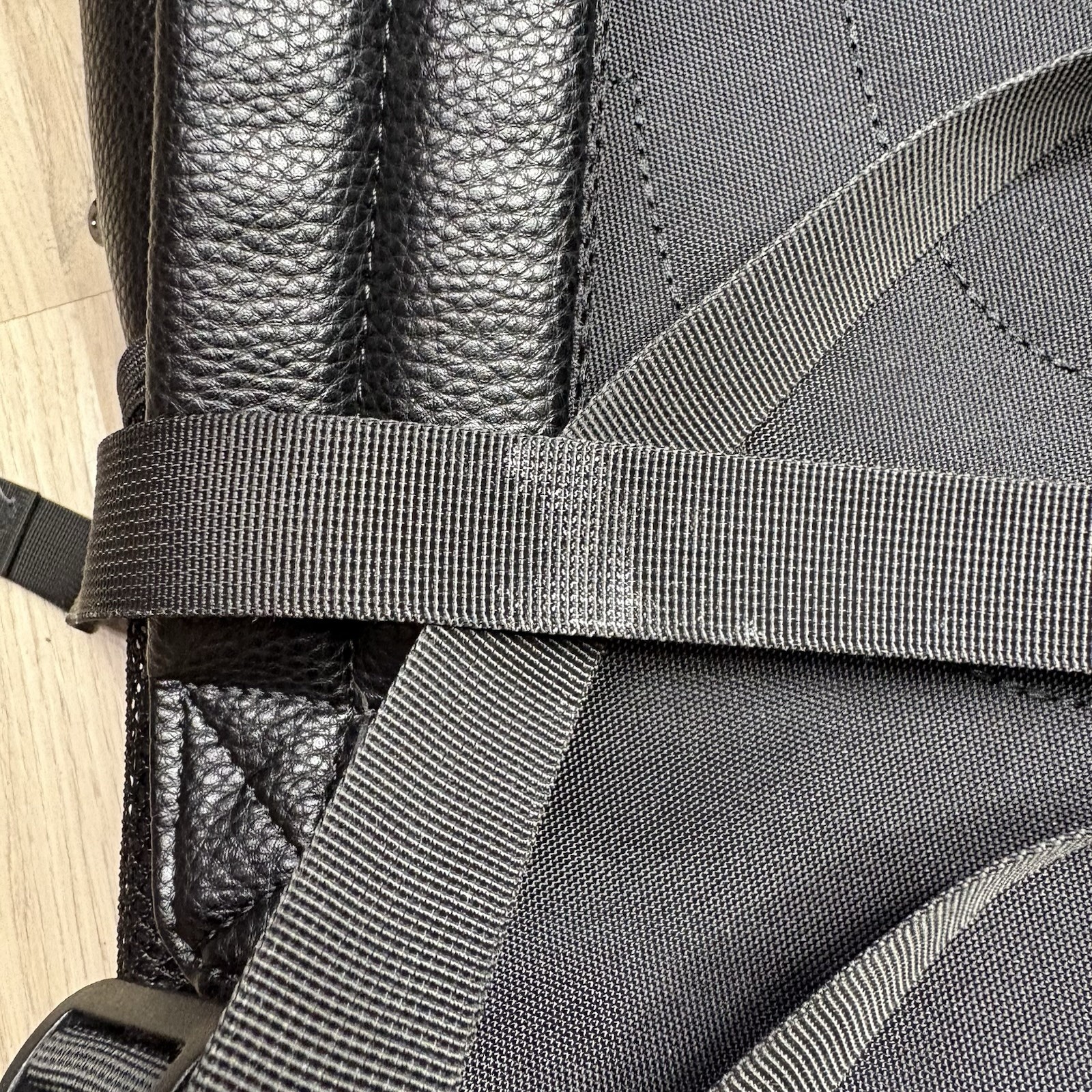 NWT True Religion Black Backpack Zip Closure Adjustable Strap Outer Pockets