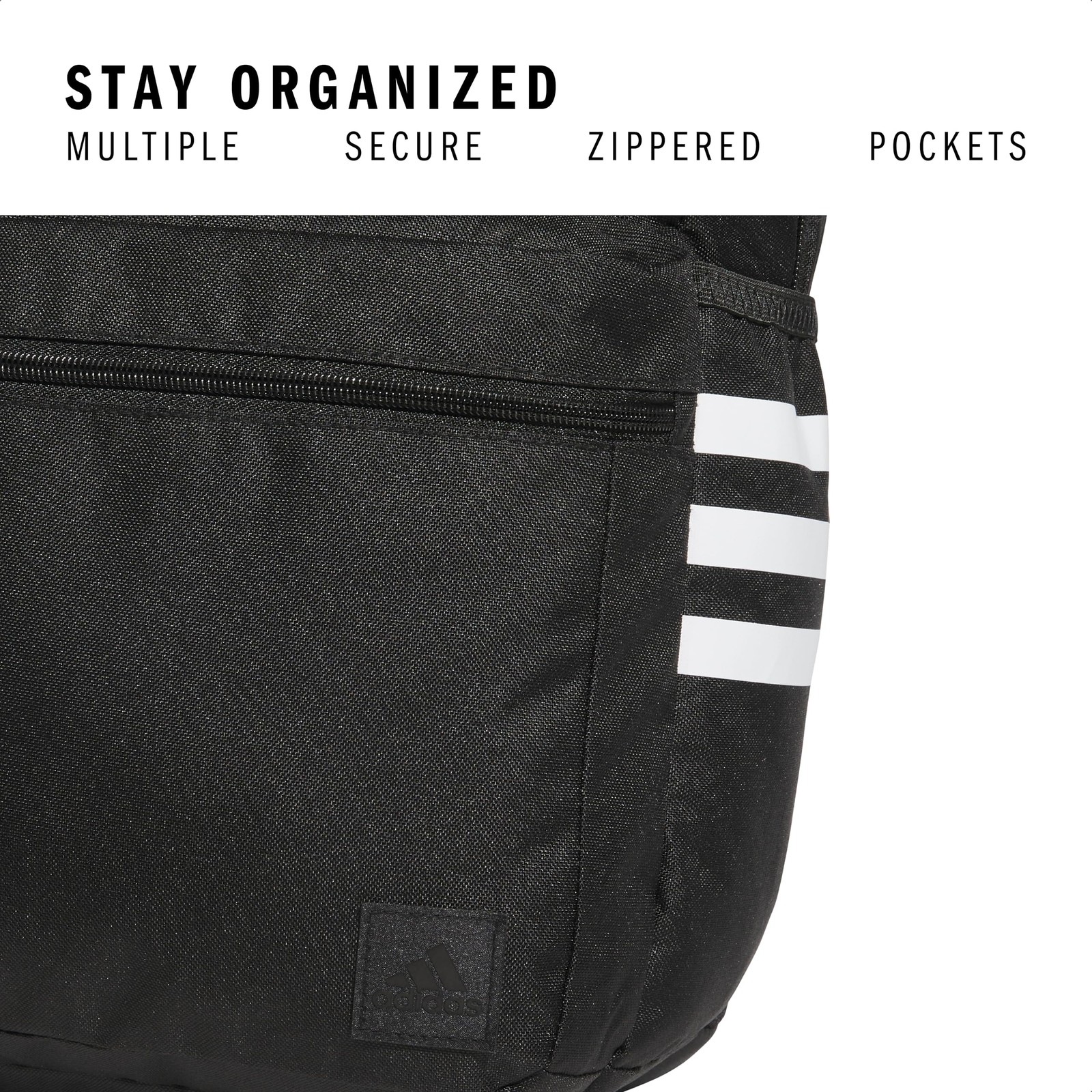 Adidas Black White Backpack For Gym And Laptop 16 Inch Lifetime Warranty