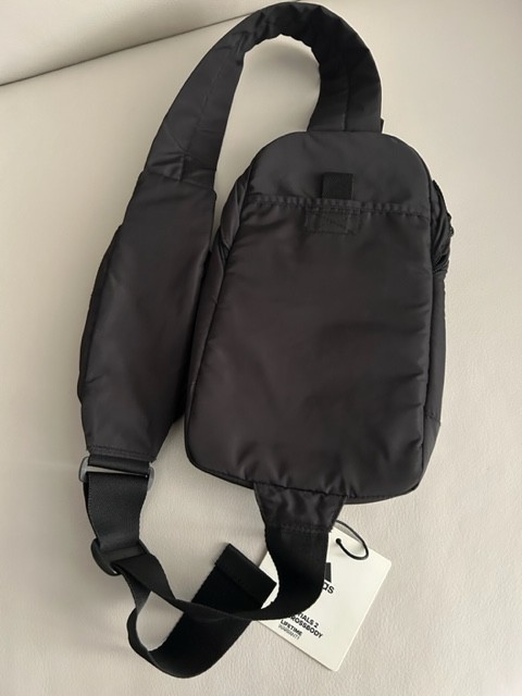 adidas Essentials 2 Sling Crossbody Bag Black Adjustable Strap Zippered Pocket