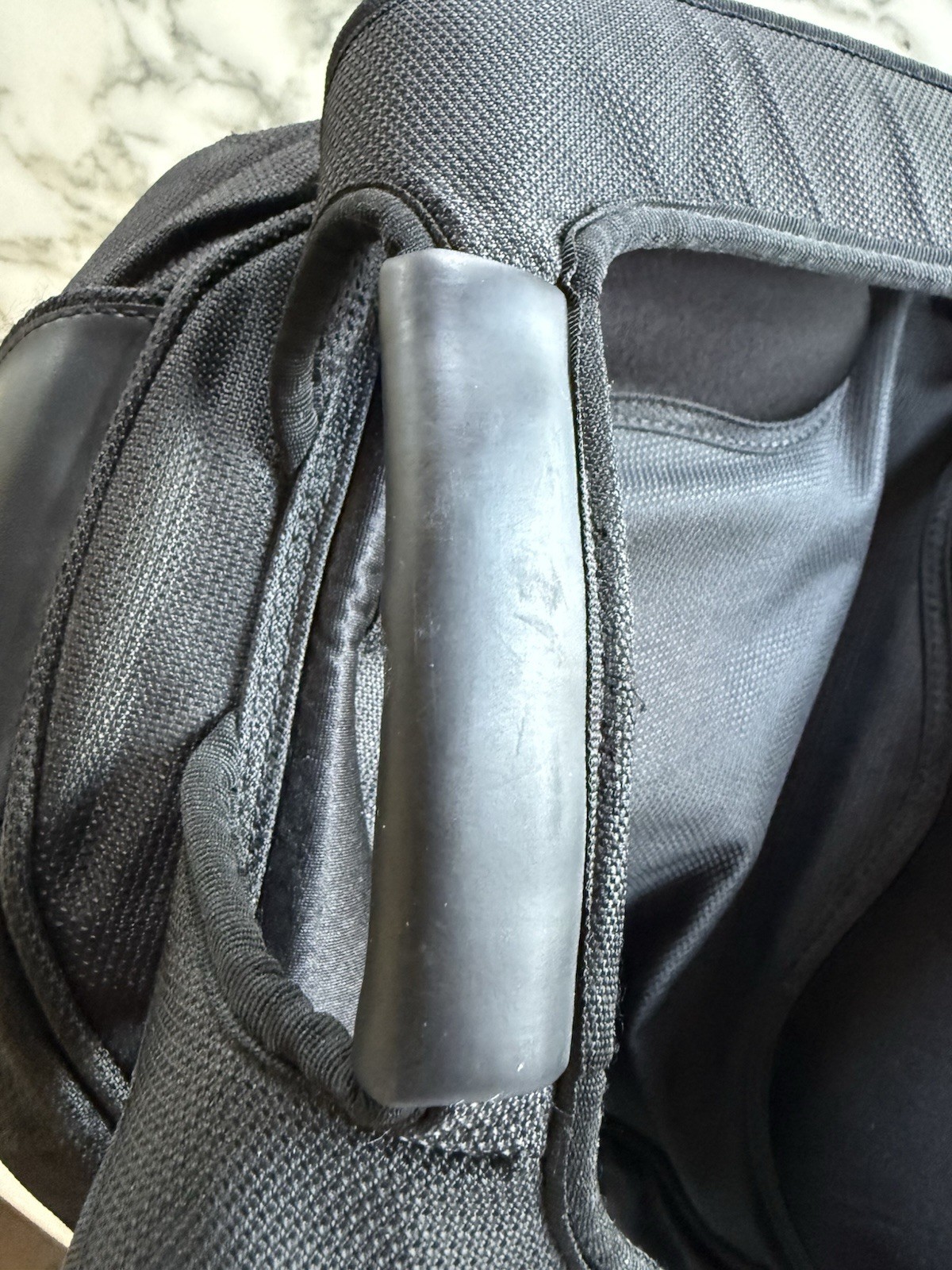 Vintage Black Tumi T2 Backpack Travel Daypack