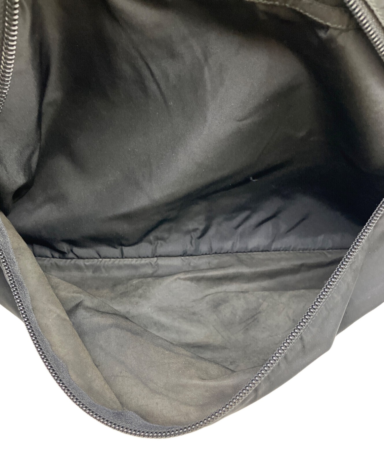 PRADA 2WAY Briefcase Nylon Black Mens Business Bag Zip Double Handles