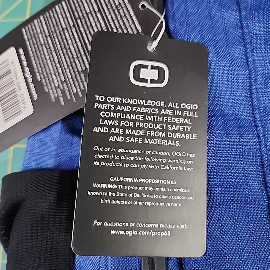 OGIO Prospect Tech Vault LPS Laptop Backpack Airflow Travel Bag Work Blue NWT