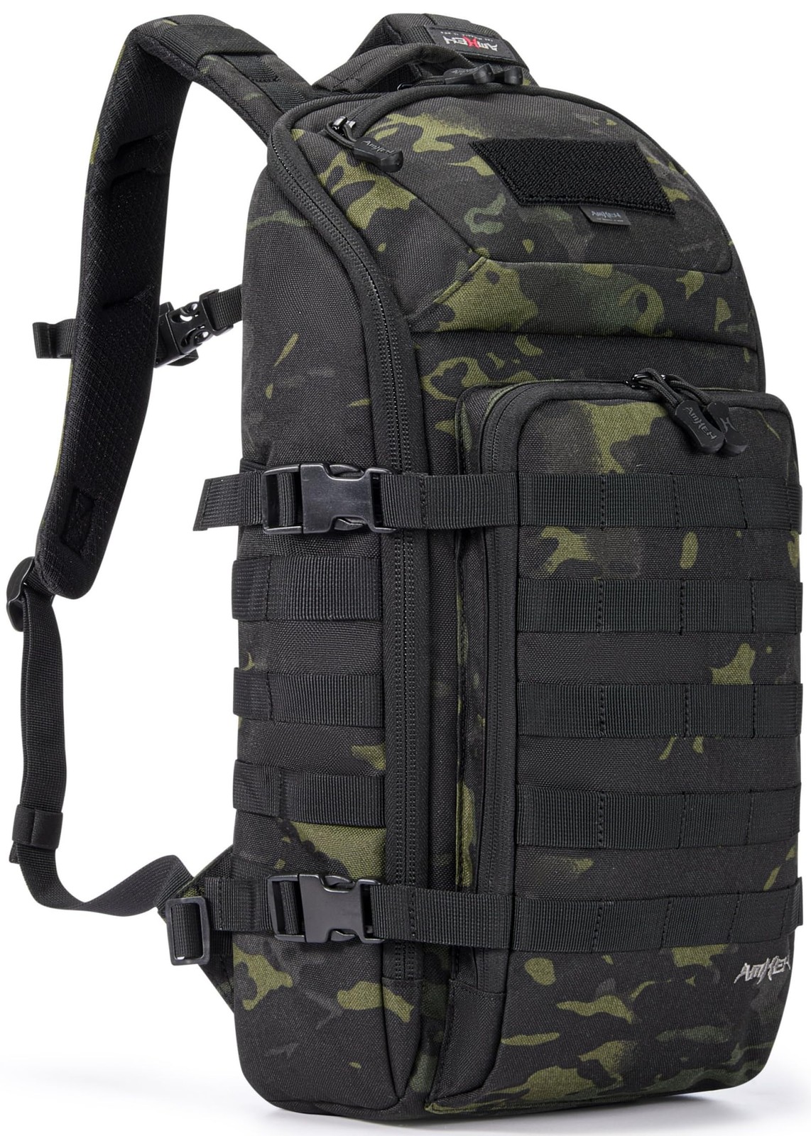 20L 1050D Urban Tactical Laptop Backpack, 13 Inch, Black Camo