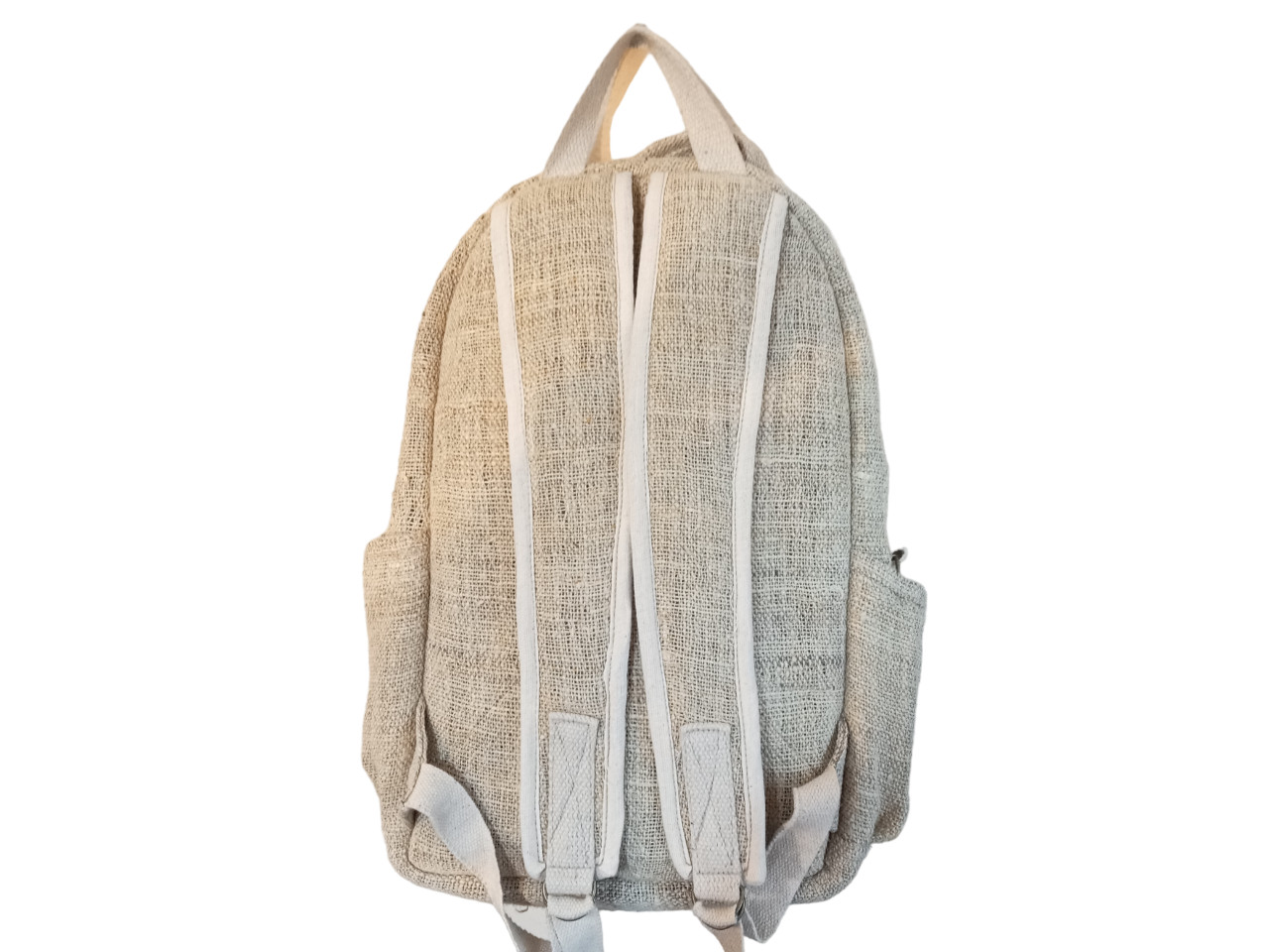 Organic Hemp Backpack: 30x42x13cm Vintage Style for Everyday Use