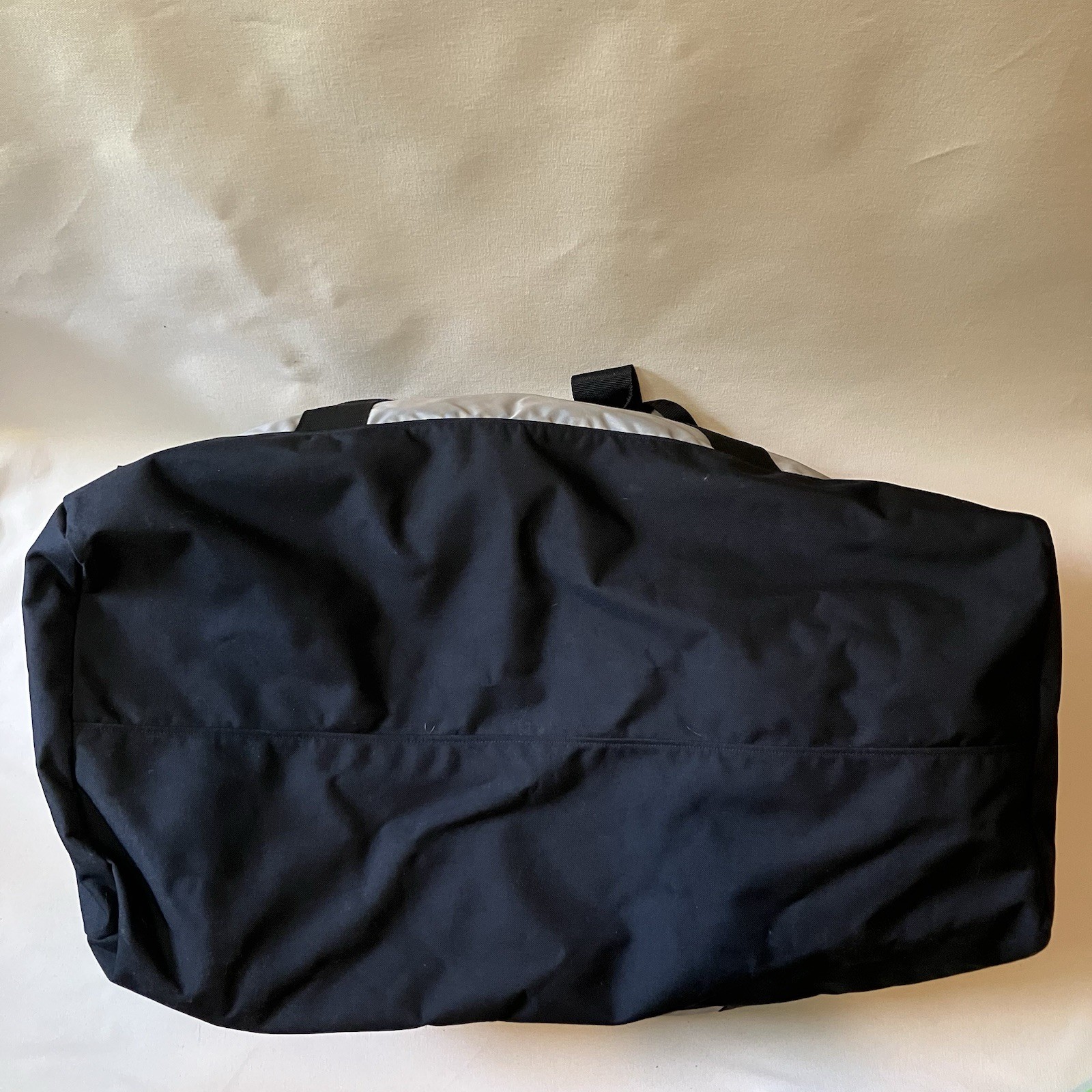 LL BEAN Adventure Duffle Bag Heavy Duty Gray & Black Large Travel 15×29.5×13
