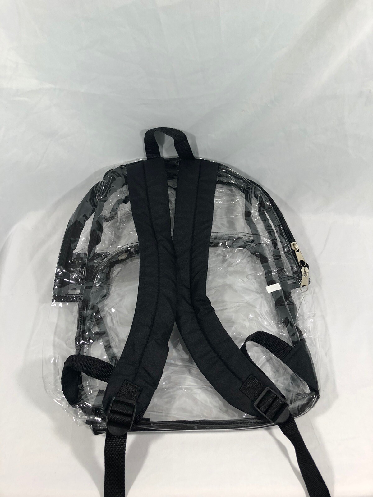 Back to School with this Durable Clear Vinyl School Backpack