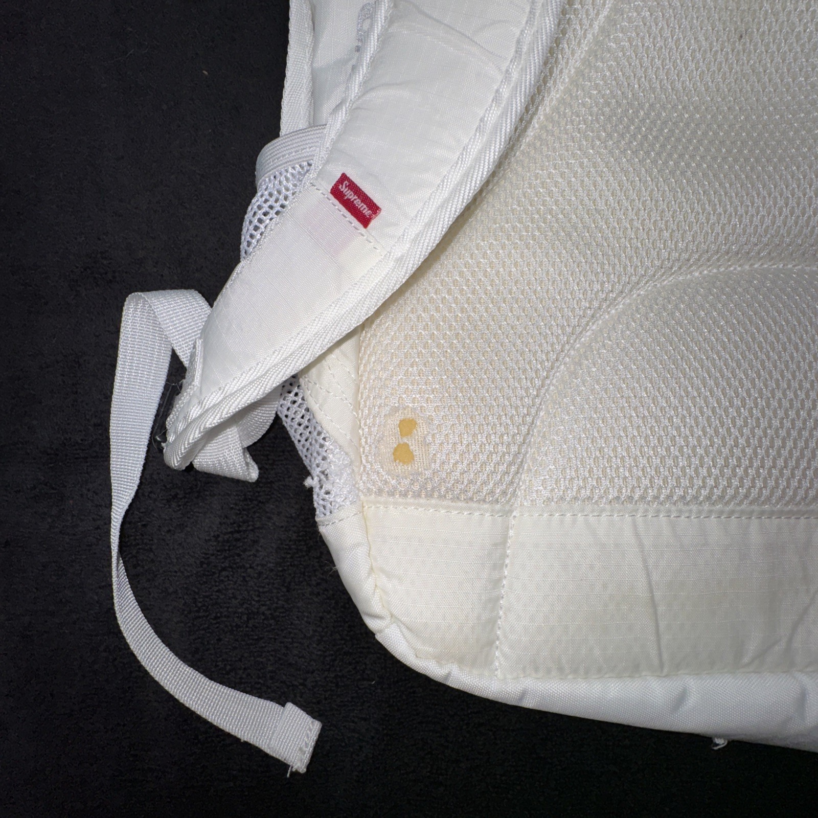 Supreme FW16 3M Reflective Logo Repeat Black Backpack