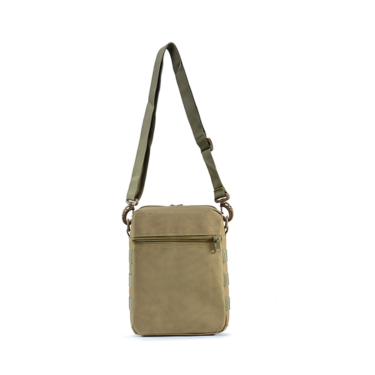 Small Tactical Bag Crossbody Casual Pack Classic Canvas Messenger Bag Khaki