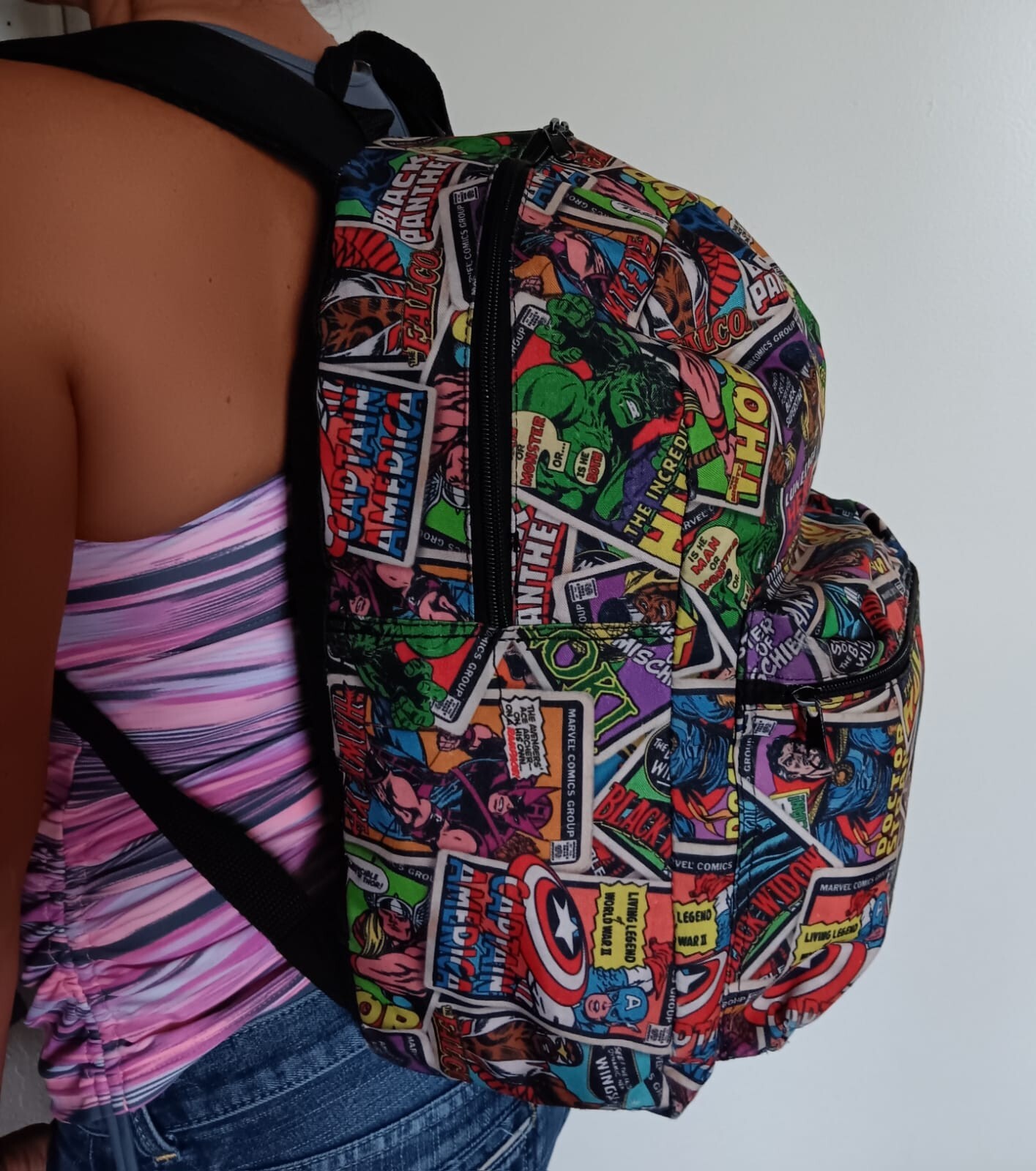 Bioworld Marvel Comics Comic Print 16″ Backpack