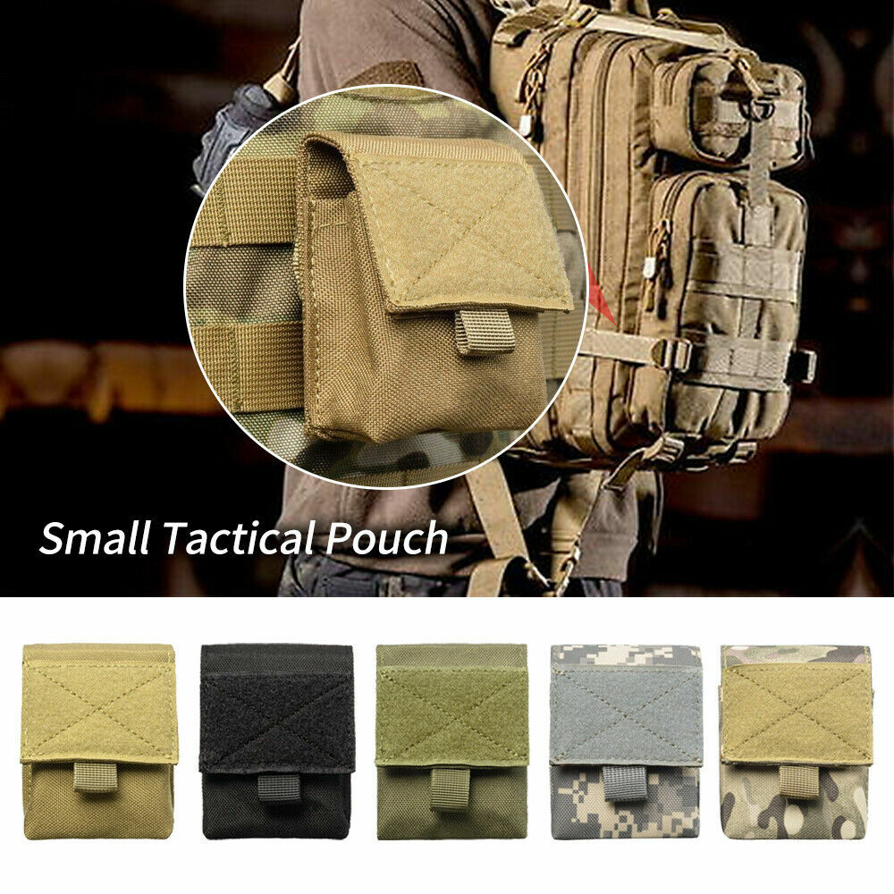 Tactical Cigarette Pouch Molle Small Military Bag Battery Cigarette Case Utility