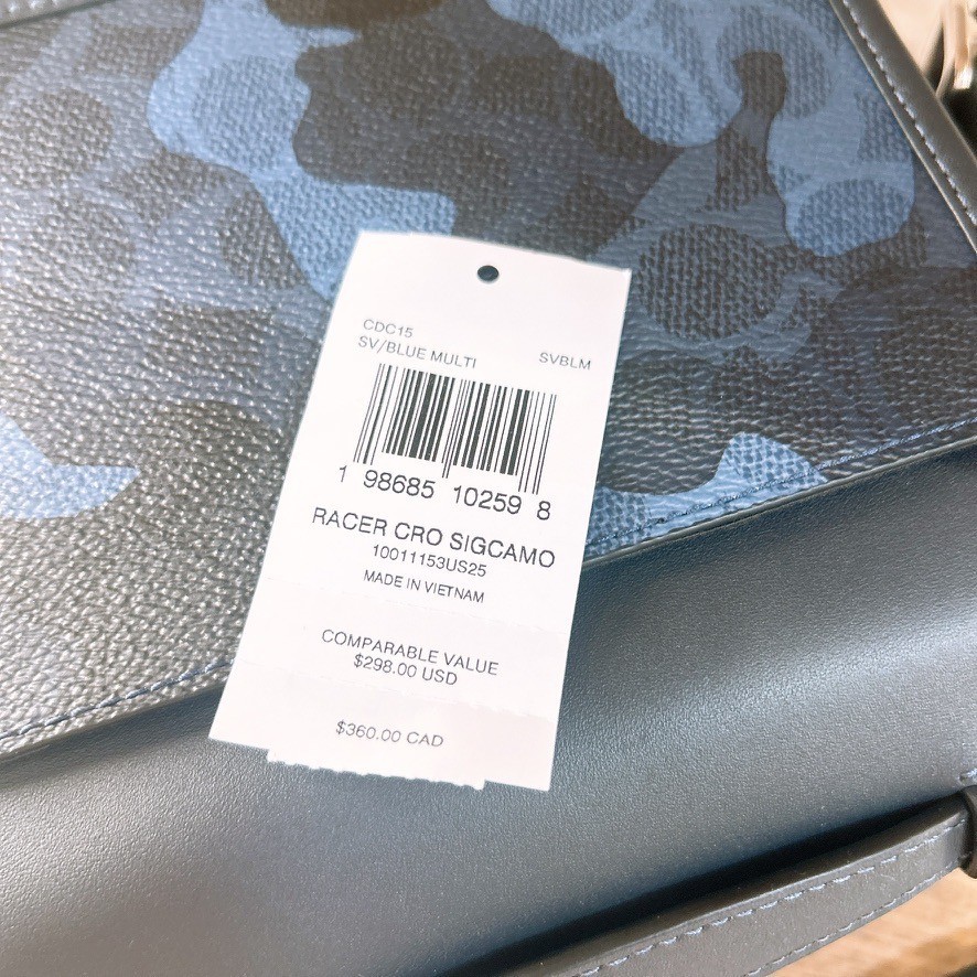 NWT Coach MEN’s Racer Crossbody Bag CBH56/CBG12/CBG13