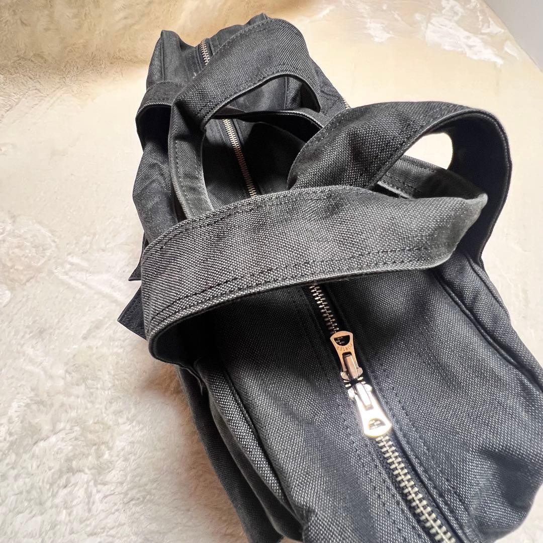 Porter SMOKY Boston Bag CORDURA Duffle Black Used Japan