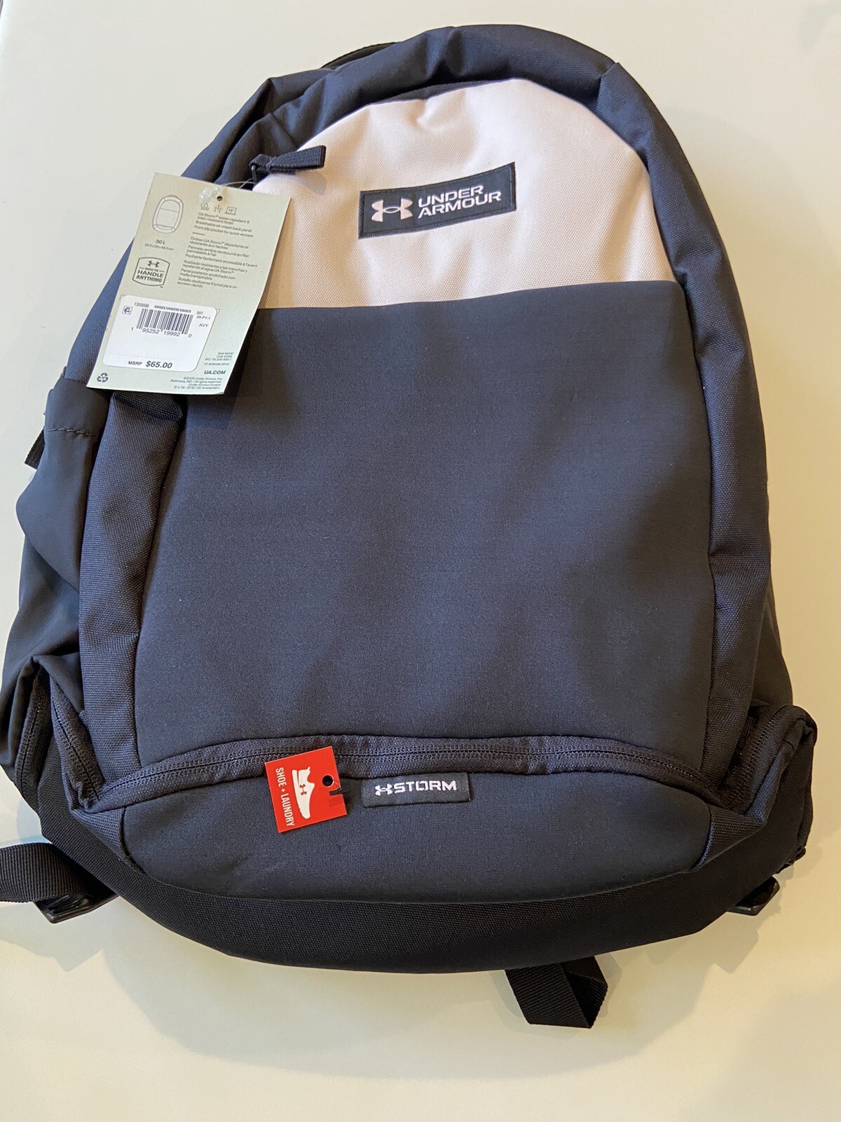UNDER ARMOUR Backpack. Storm Backpack. Recruit 3.0 Grey/Light Pink
