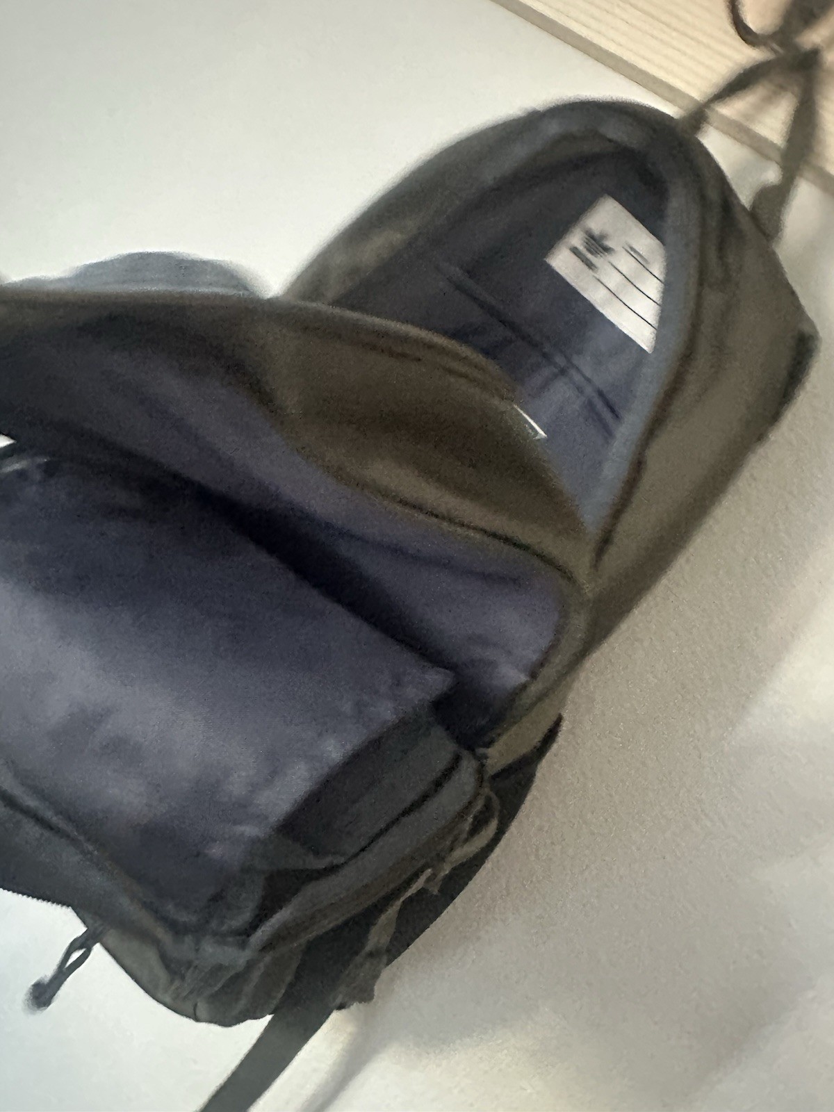 Adidas Originals Black Backpack Bookbag Laptop School Travel Multi Pocket EUC