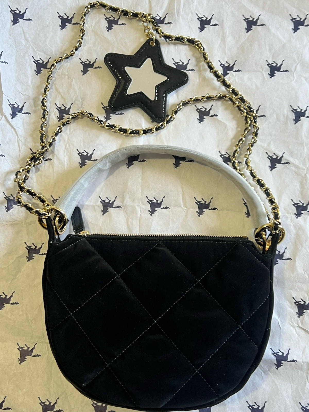 New Creative Gift Bag With Star Charm Velvet 2 Piece Set