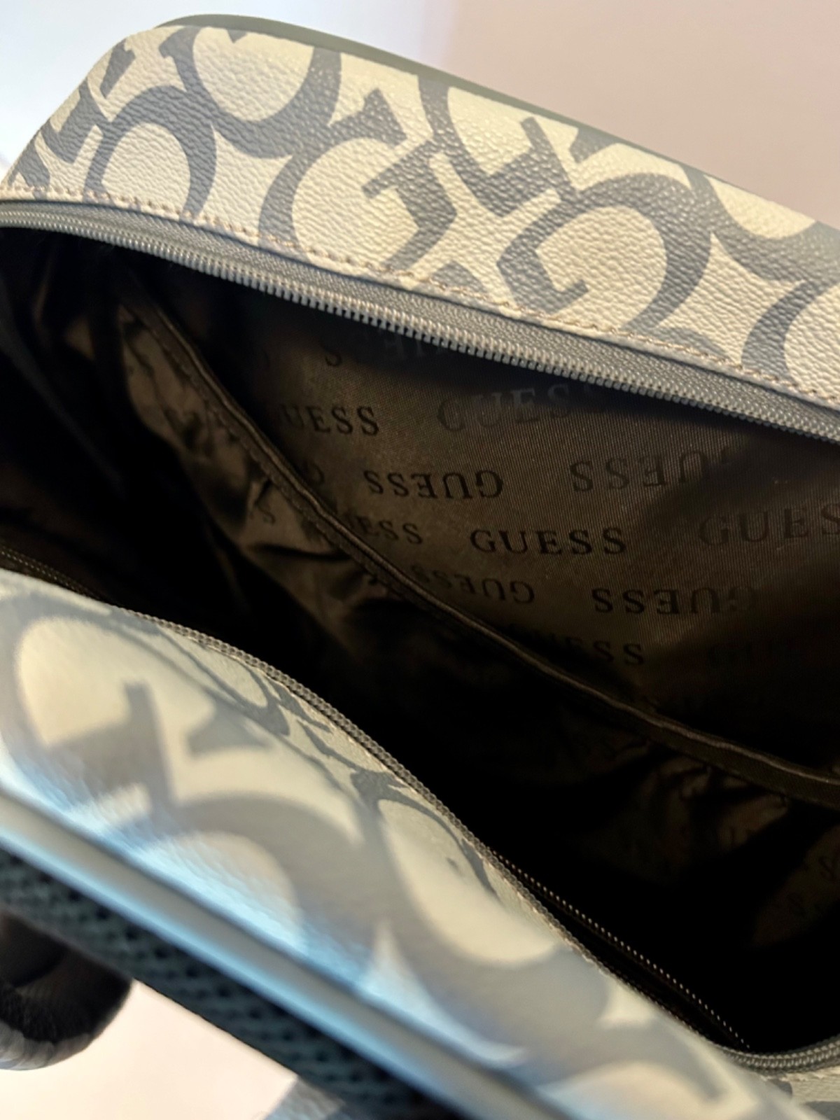Guess Blue Leather Designer HMVEZL P1310 backpack