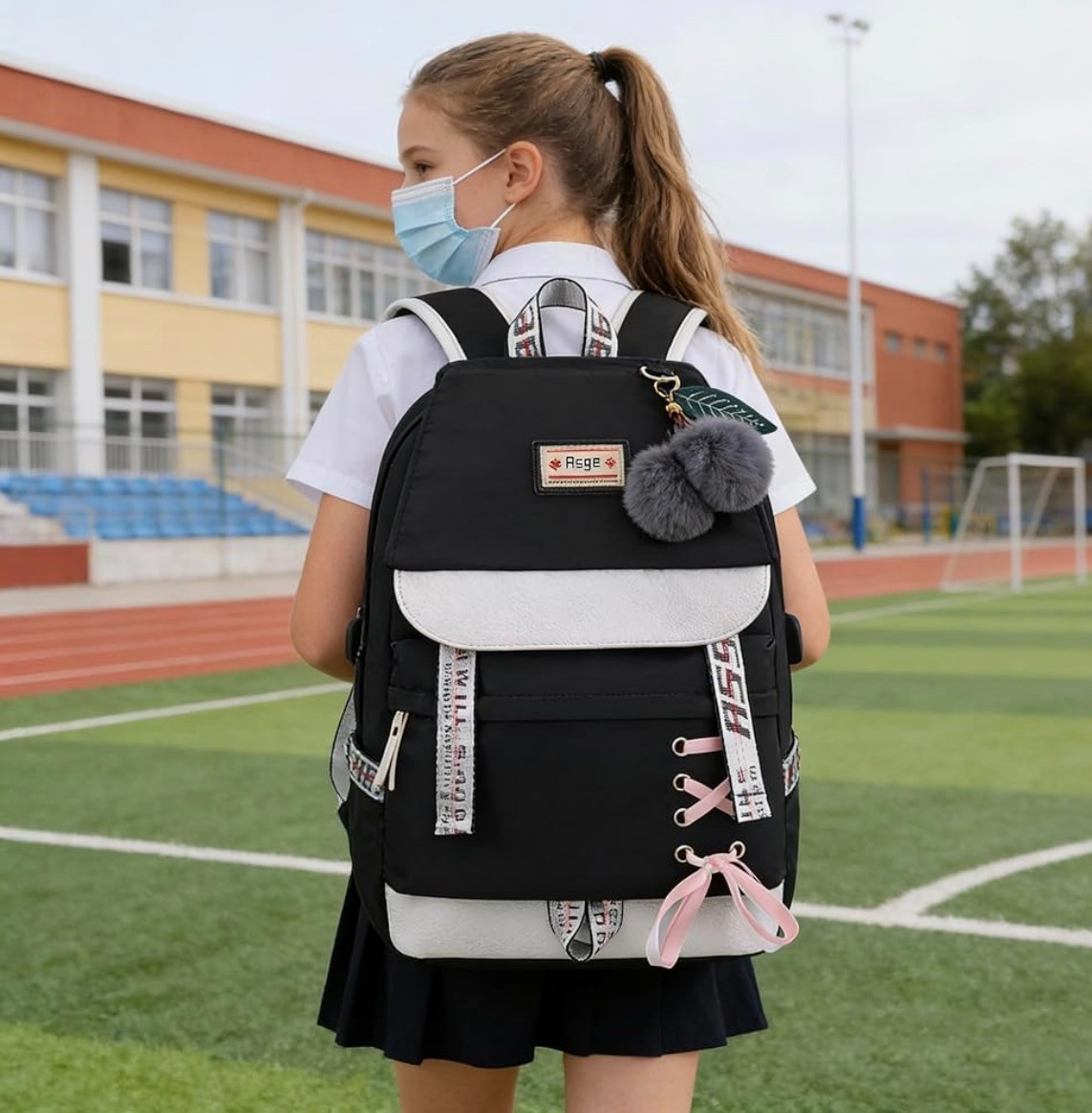 ASGE WATERPROOF BACKPACK FOR SCHOOL, WORK AND TRAVEL