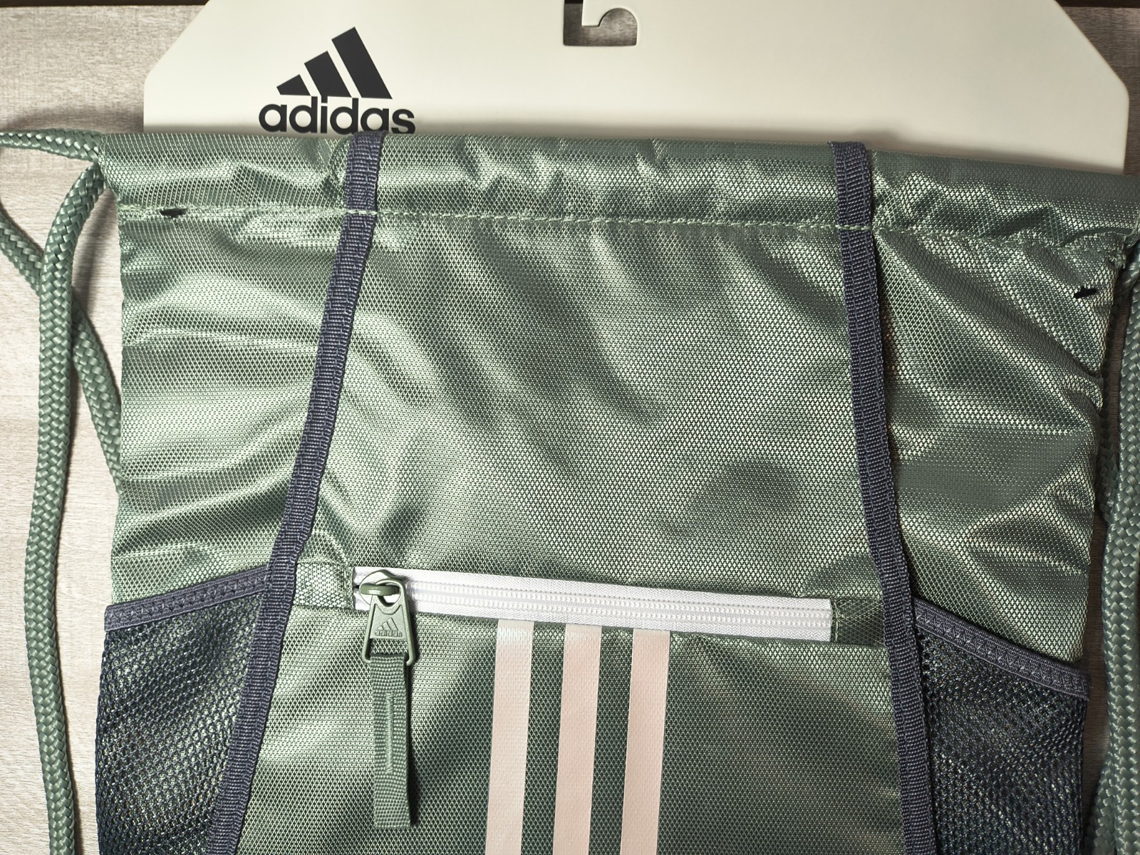 Adidas / ALLIANCE II SACKPACK / Drawstring Bag / Silver Green / 5156225