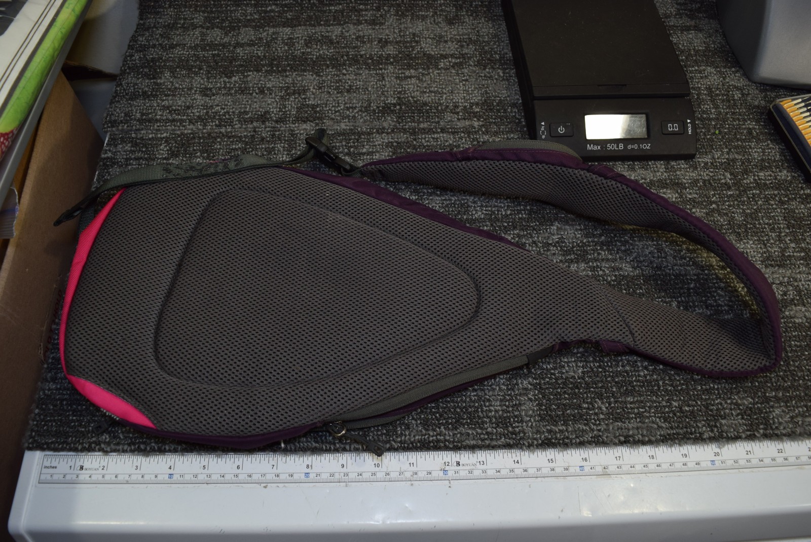 Y2K Patagonia Atom Sling One Shoulder Bag Purple Fushia Purple MODIFIED