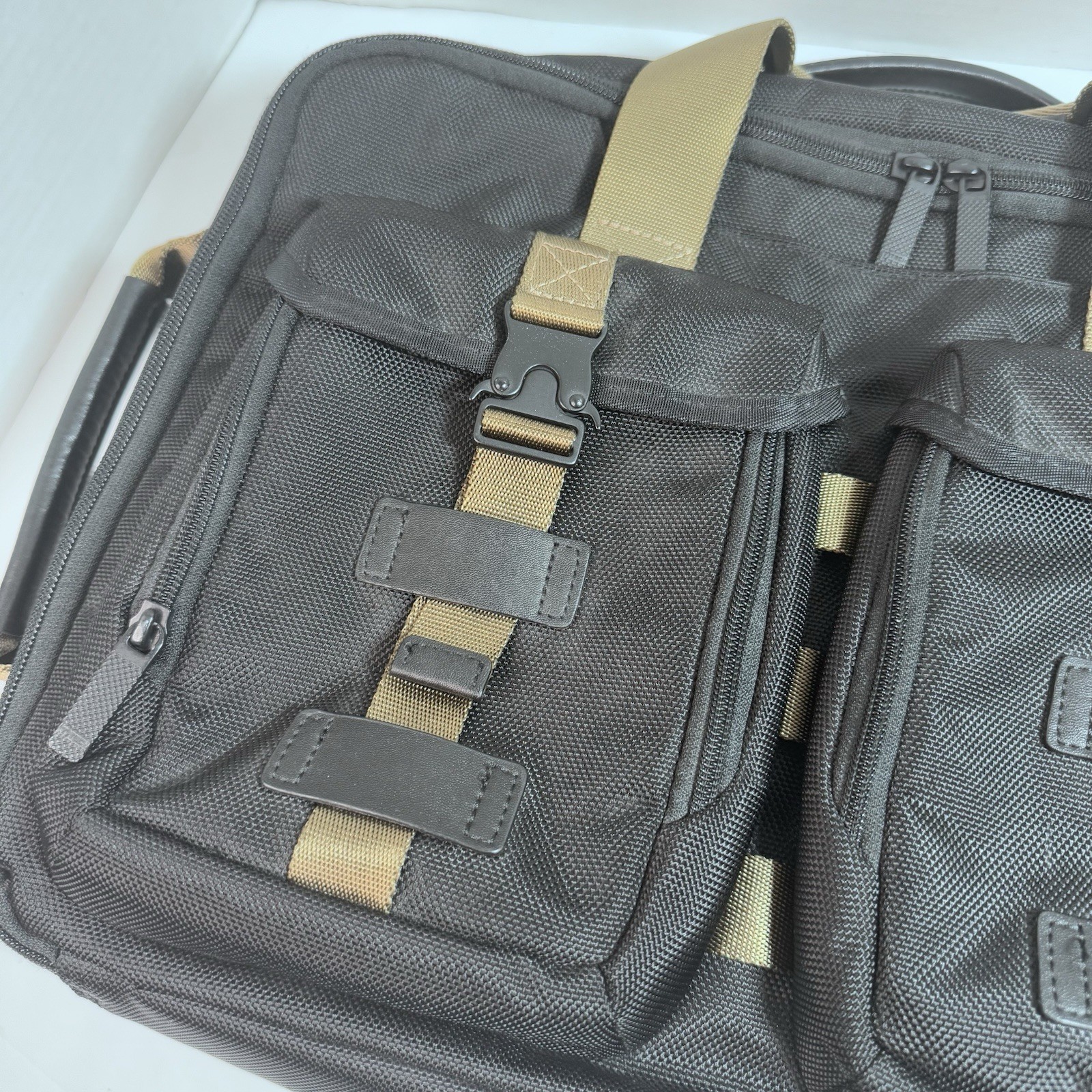 T-TECH by TUMI × TMT 3-way briefcase Business Back Nylon Leather Black Laptop
