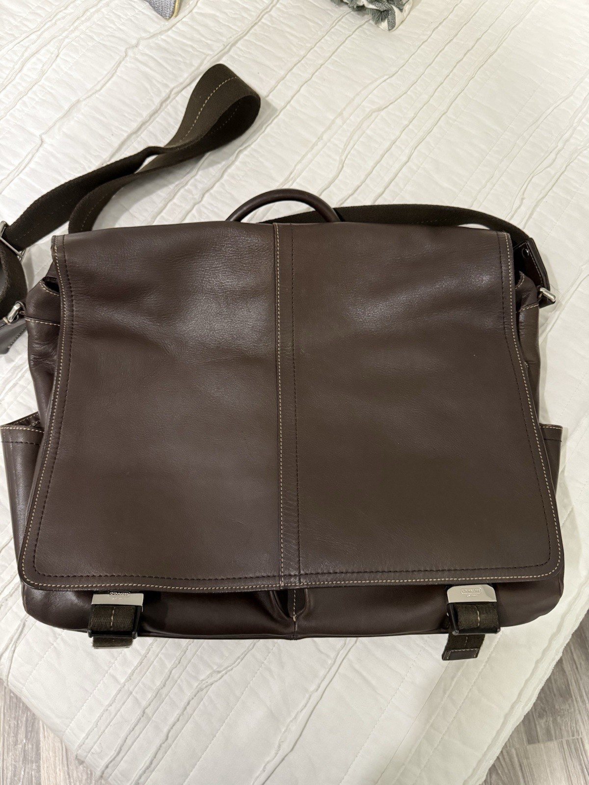 Coach Leather Classic Legacy Satchel/Messenger bag