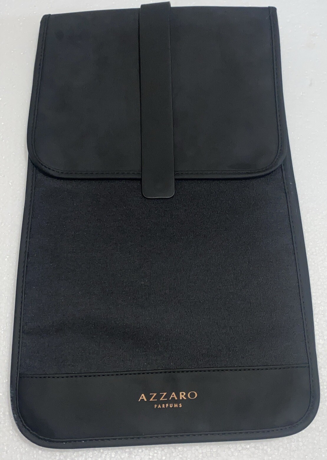 AZZARO PARFUMS GOLD LOGO BLACK SPORT TRAVEL BACKPACK LIMITED EDITION EXCLUSIVE