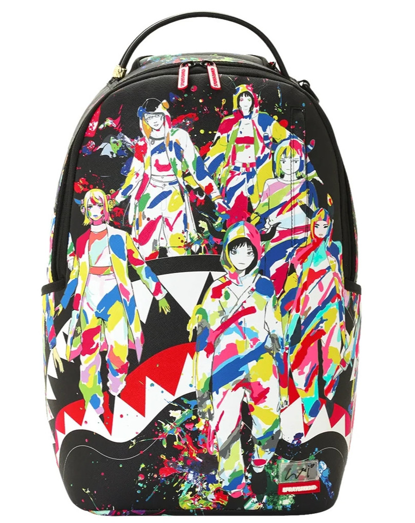 Sprayground HIDEKI SAIJO SPRAYUP Backpack🔥New Black Large Bookbag School Bag
