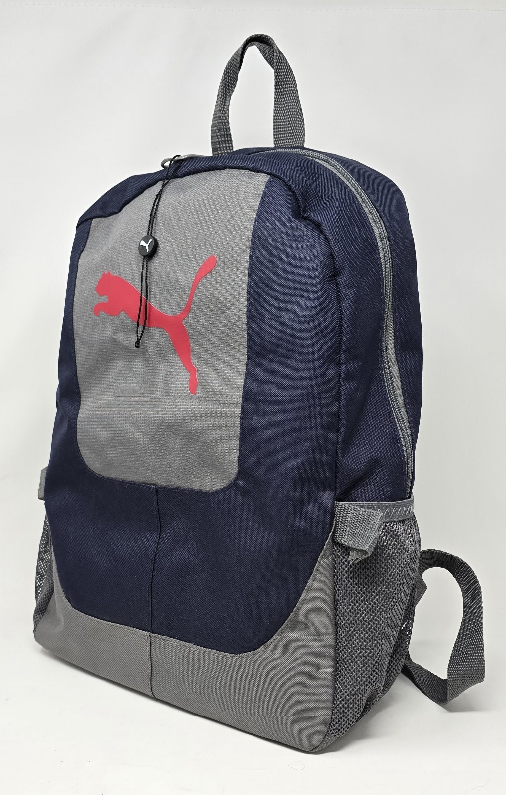 PUMA Backpack Navy Gray Red Logo – 16” School Laptop Bag HK-PW010-BTS/19