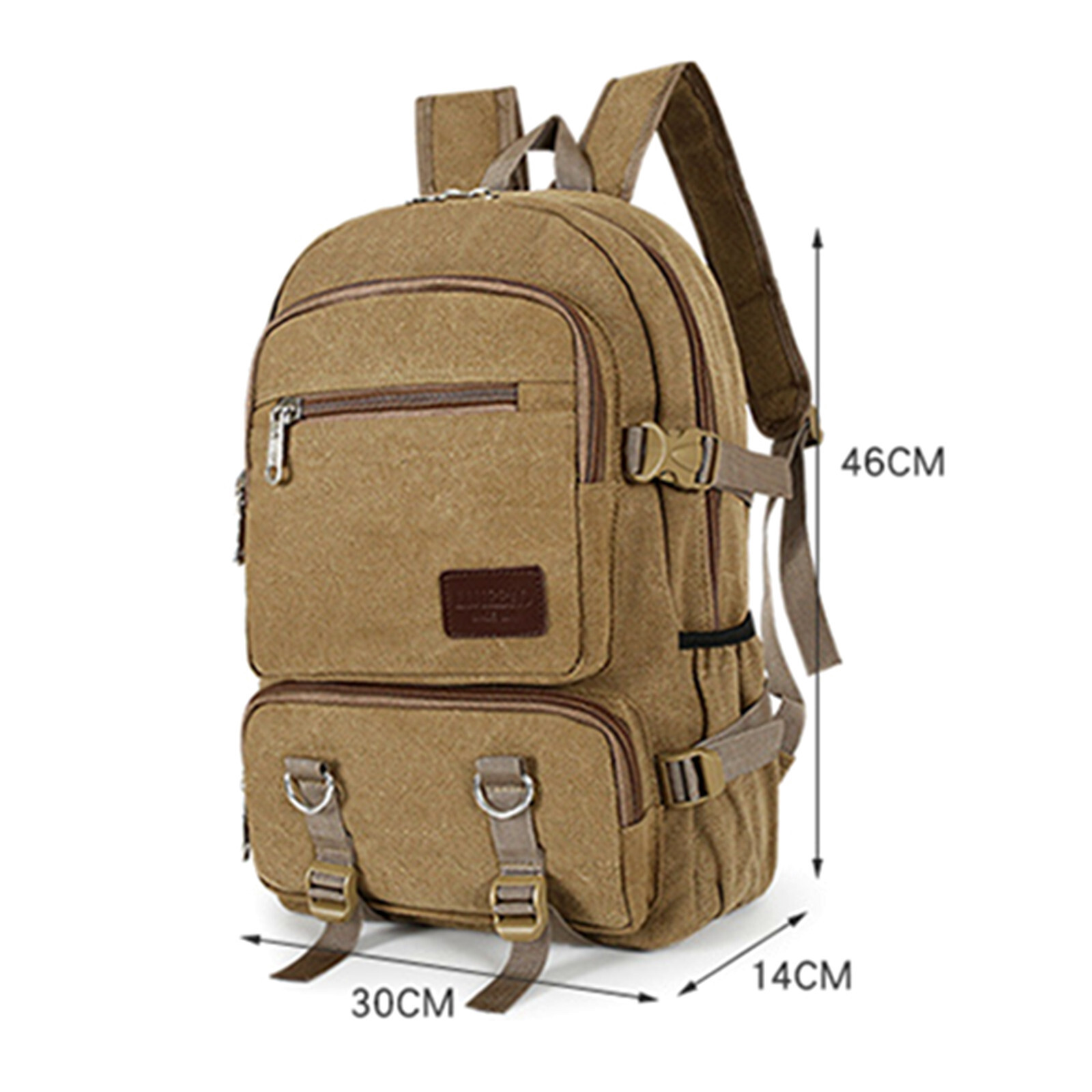 20 L Canvas Business Backpack Suitable For Work Travel School Laptop Bag