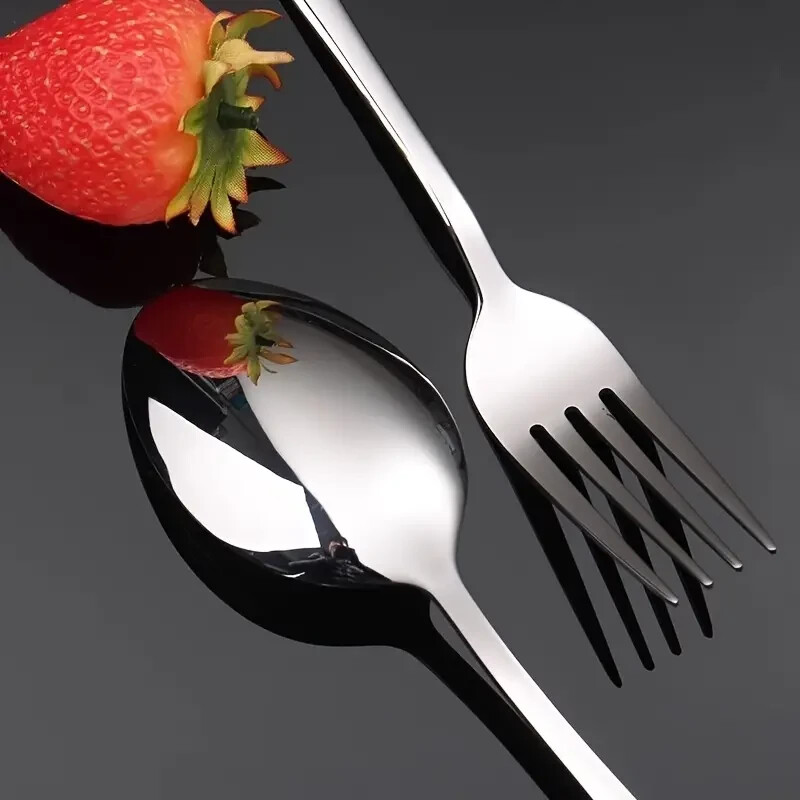 Clear Handbags With Side Bottle Pockets and 3pcs Stainless Steel Travel Cutlery