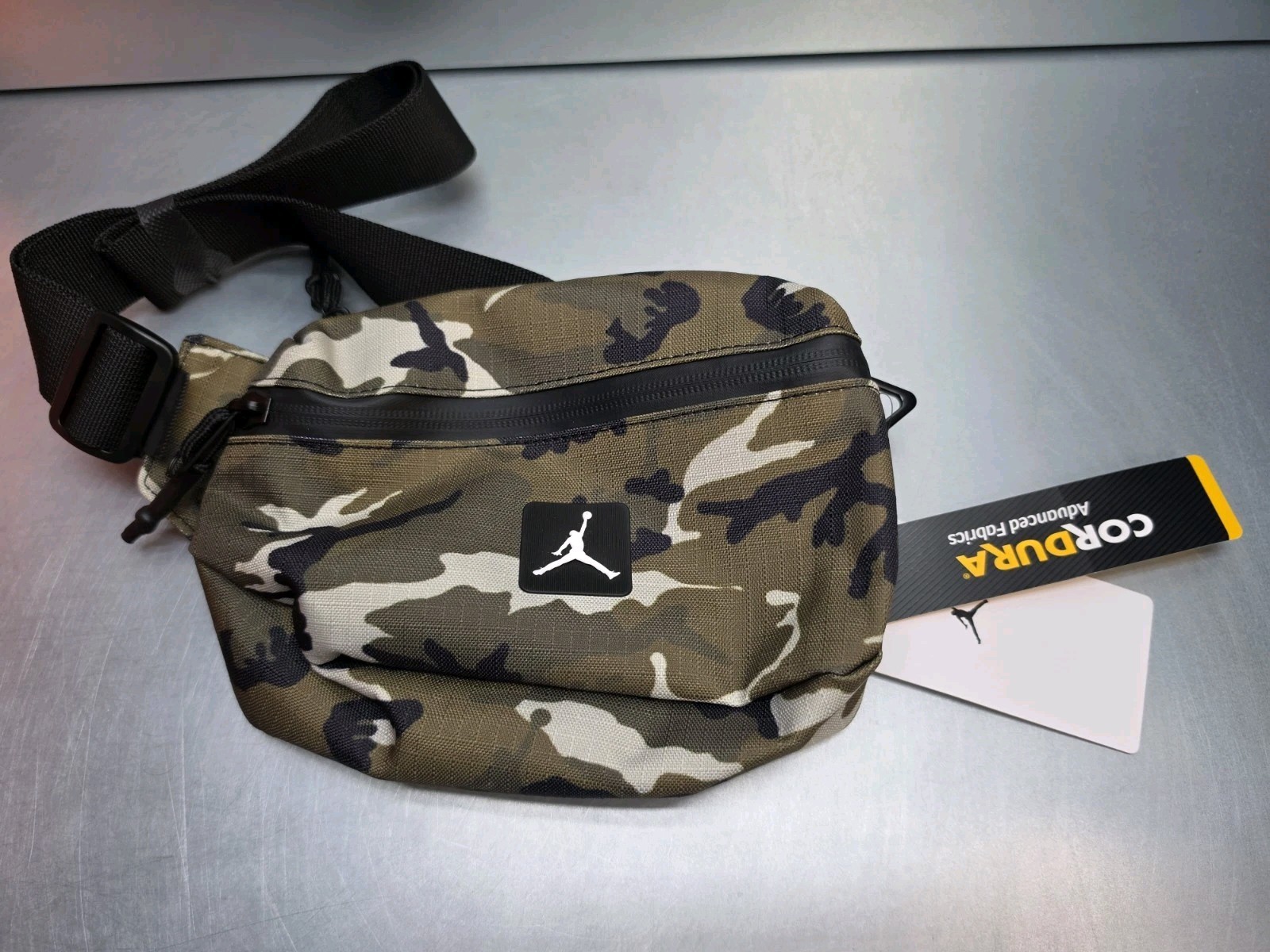 Jordan Nike Camo Cordura Ripstop Crossbody Fanny Pack Bag