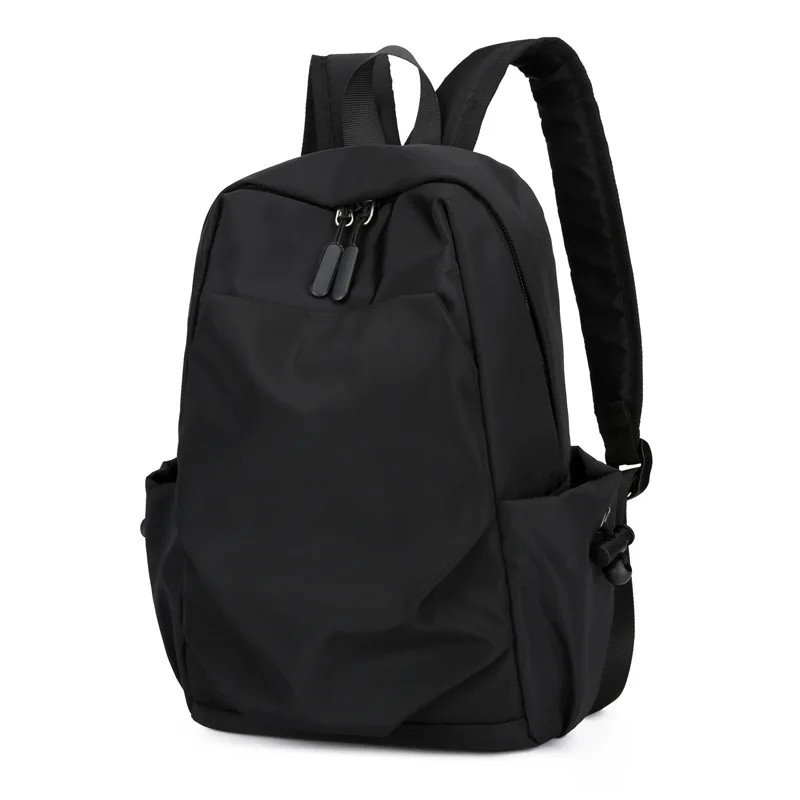 Mini Men’s Backpack Fashion Small Black Shoulder School Bag for Man Canvas