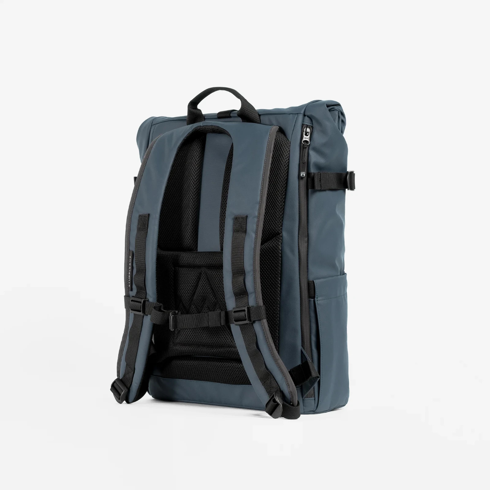 Stubble & Co The Roll Top Backpack Blue RTM3