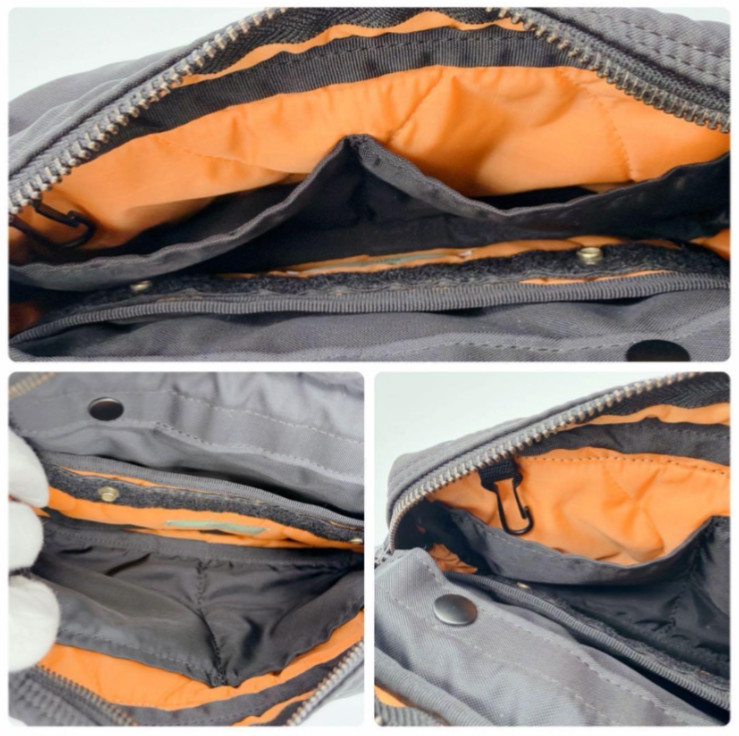 NEW YOSHIDA PORTER 2WAY Waist Bag Force 855 07501 BLACK Made in Japan