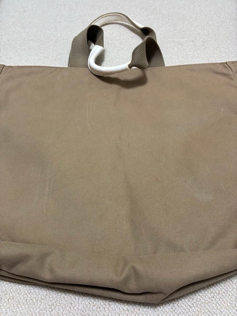 Authentic YOSHIDA KABAN PORTER Beat Canvas Tote Bag Brown 42cm x 35cm x 11.5cm U