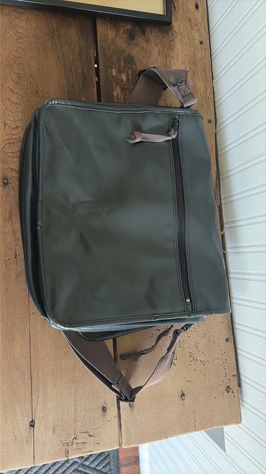 Yoshida & Co. Luggage Label Liner Messenger Bag Black