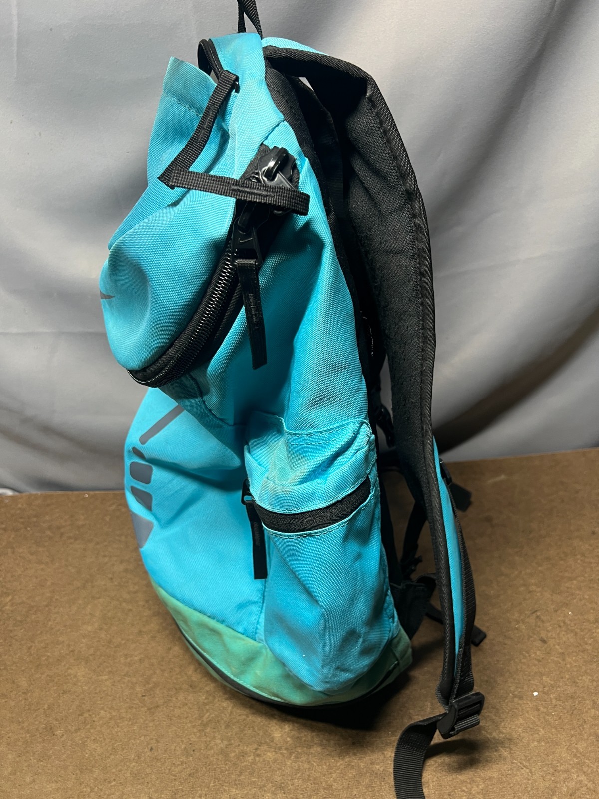 Nike Hoops Elite Max Air Team 2.0 Basketball Backpack Aqua Blue Black Mens