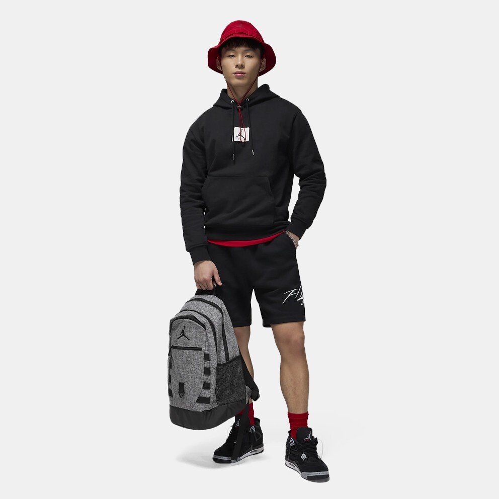 NIKE JORDAN JAM ZONE BACKPACK LAPTOP SCHOOL GYM BAG CARBON HEATHER GREY/BLACK
