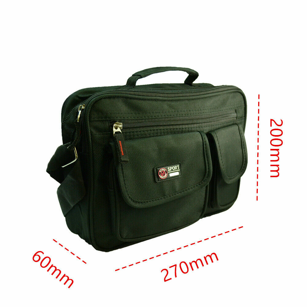 Waterproof Business Crossbody Briefcase Messenger Black Shoulder Satchel Bag