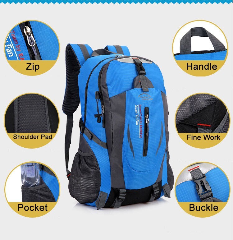 Waterproof Lightweight Hiking Daypack Outdoor Travel Backpacks for Men Women