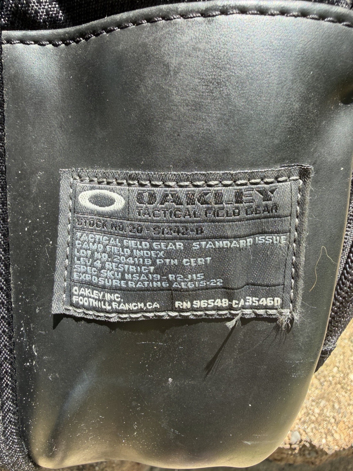 Oakley Tactical Field Gear Messenger Bag Black Utility Commuter Laptop