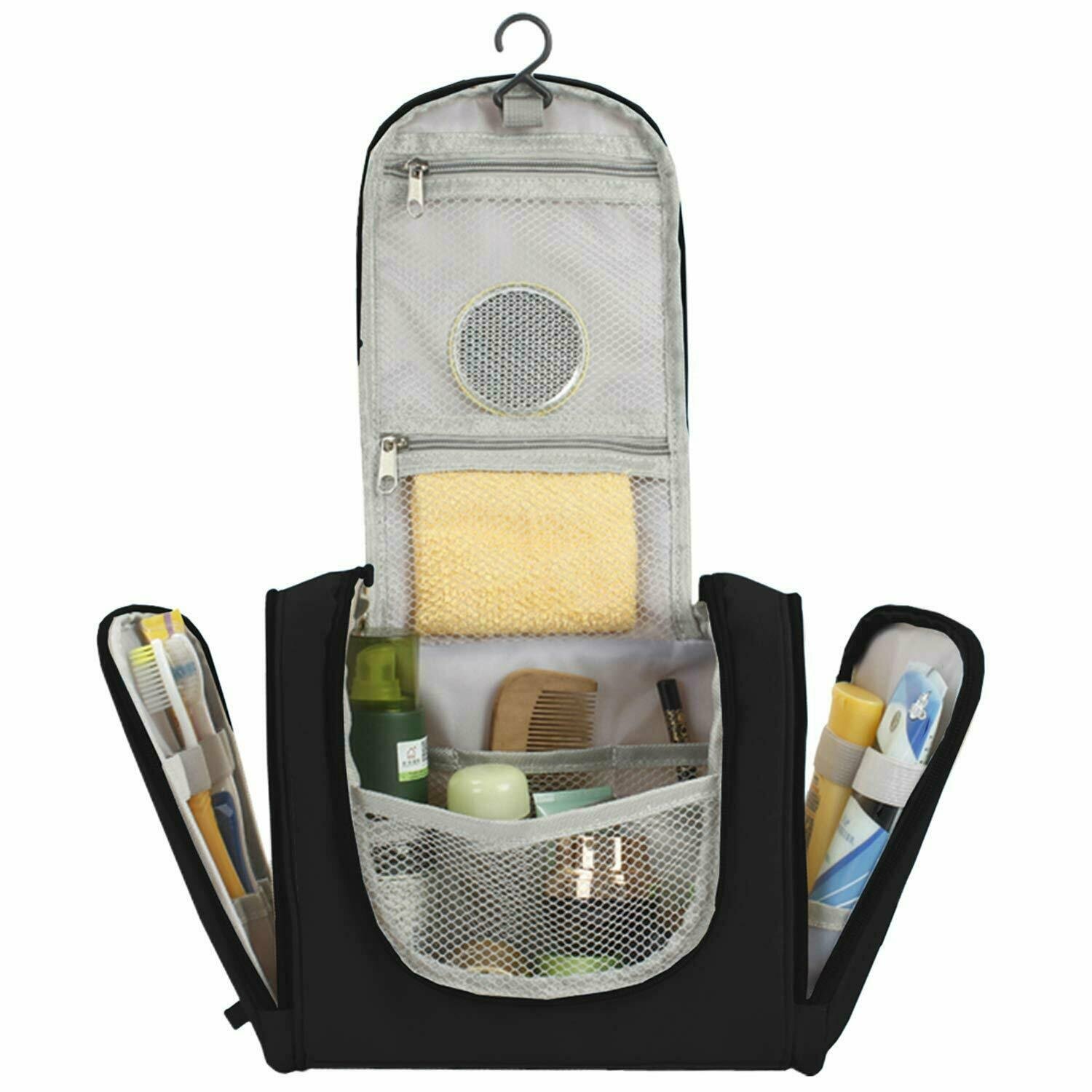 Travel Toiletry Bag, Makeup Cosmetic Shaving Organizer Kit, for Men & Women